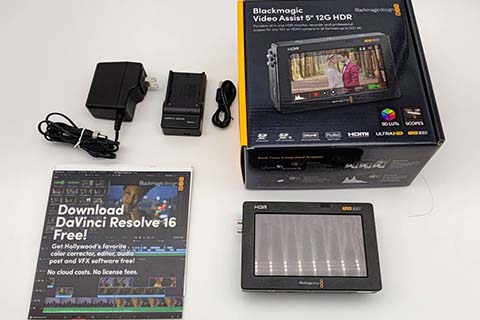 Blackmagic Design Blackmagic Video Assist 12G HDR 5インチ